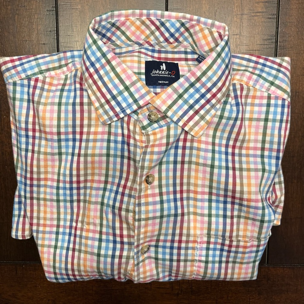 Johnnie-O Checkered Men's Sport Shirt